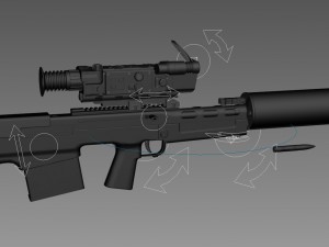 vyhlop sniper rifle 3Dモデル