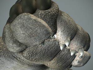 sea monster Modelo 3D