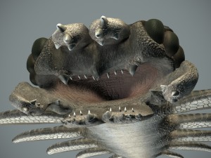 sea monster Modelo 3D
