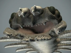 sea monster 3D Model