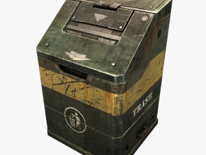 trash can Modelo 3D