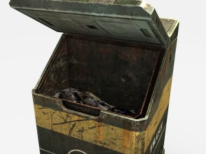 trash can 3D-Modell