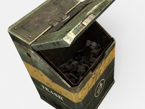 trash can 3D-Modell