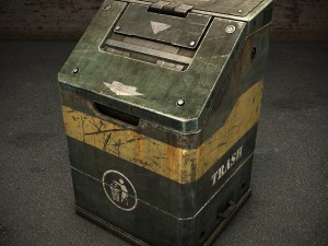 trash can 3D-Modell