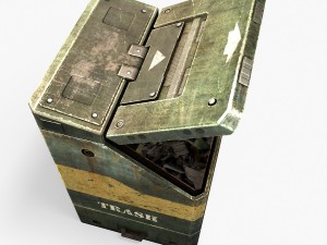trash can 3D-Modell
