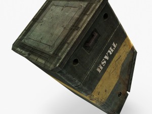 trash can 3D-Modell