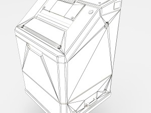 trash can 3D-Modell