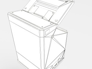 trash can 3D-Modell