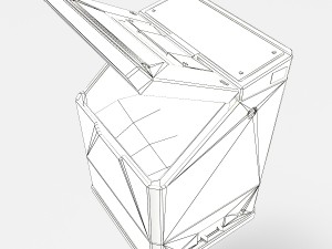 trash can 3D-Modell