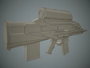 xm29 oicw 3D Model