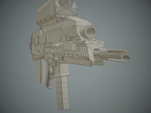 xm29 oicw 3D Model