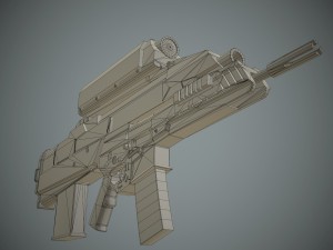 xm29 oicw 3D Model