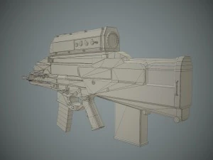 xm29 oicw 3D Model