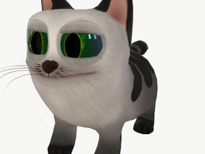 cartoon cat Modelo 3D