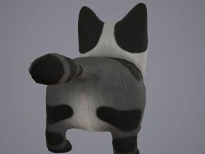 Cartoon-Katze 3D Modell