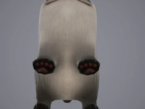 Cartoon-Katze 3D Modell