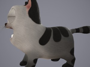 cartoon cat Model 3D