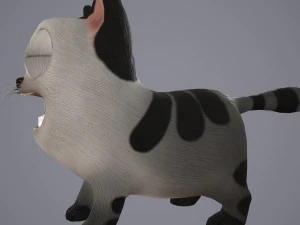 Cartoon-Katze 3D Modell