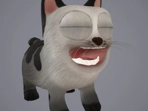 Cartoon-Katze 3D Modell