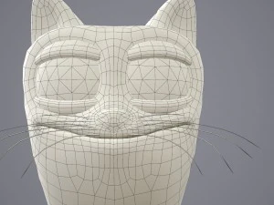 Cartoon-Katze 3D Modell