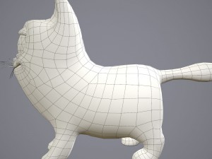 cartoon cat Model 3D