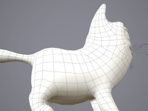 cartoon cat Model 3D