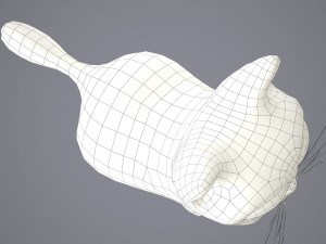 cartoon cat Model 3D