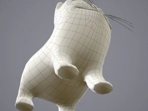 Cartoon-Katze 3D Modell