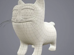 Cartoon-Katze 3D Modell