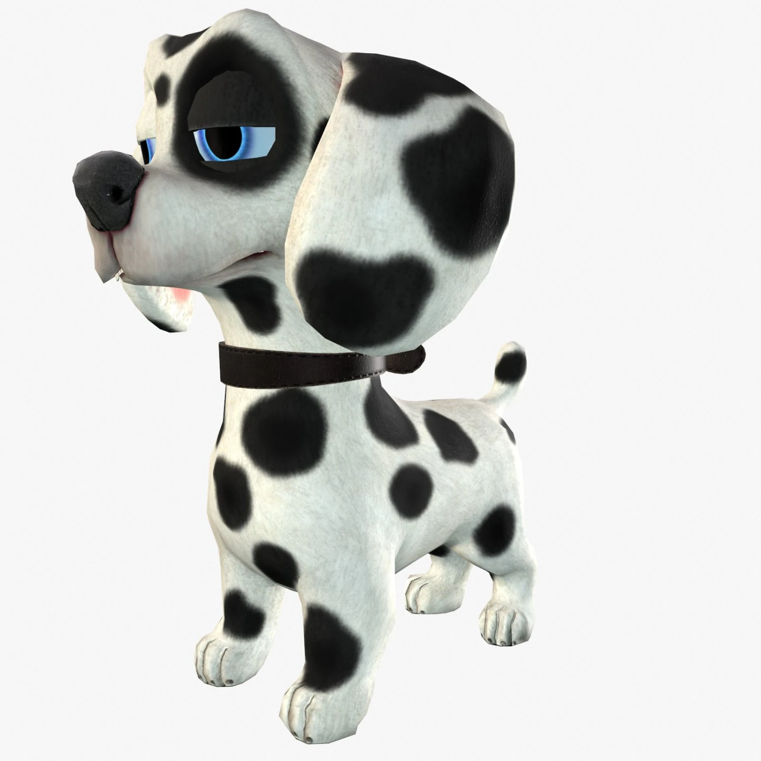 cartoon dog 3D Model .c4d .max .obj .3ds .fbx .stl .blend 