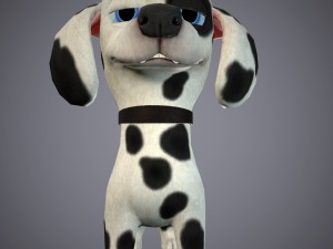 cartoon dog 3D 모델