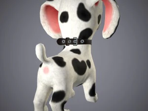 cartoon dog 3D Model