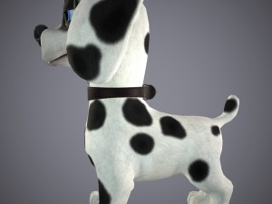 cartoon dog 3D 모델