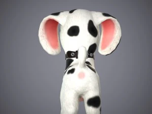 cartoon dog 3D Model