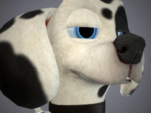 cartoon dog 3D Model