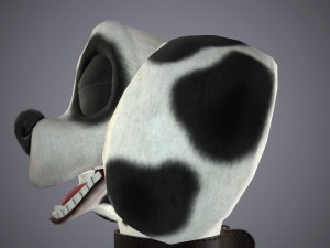 cartoon dog 3D 모델