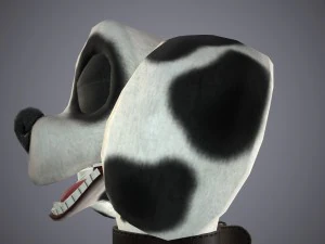 cartoon dog 3D Model