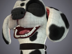 cartoon dog 3D 모델