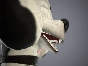 cartoon dog 3D Model