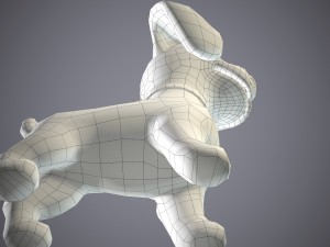 cartoon dog 3D 모델