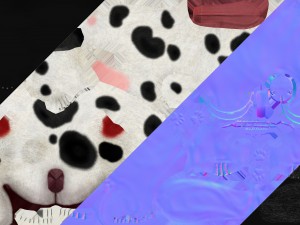 cartoon dog 3D 모델