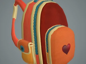 배낭 3D 모델