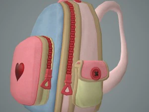 배낭 3D 모델