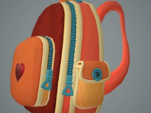 배낭 3D 모델