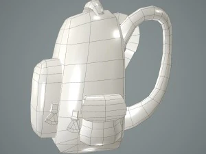 배낭 3D 모델