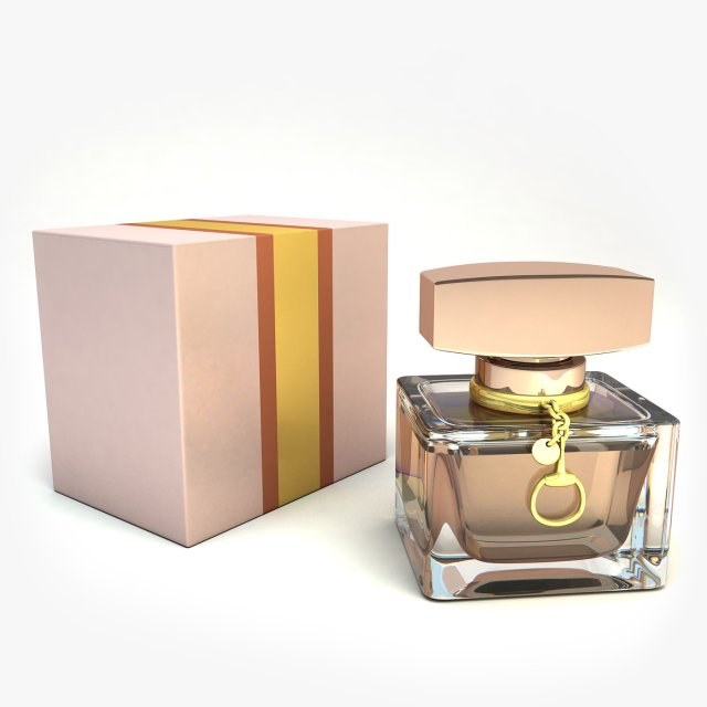 parfume bottle 3D Model .c4d .max .obj .3ds .fbx .stl .blend 