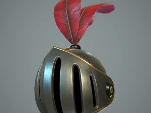 cartoon knight 3D Model