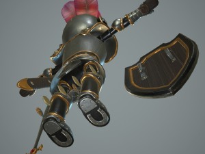 cartoon knight Modèle 3D