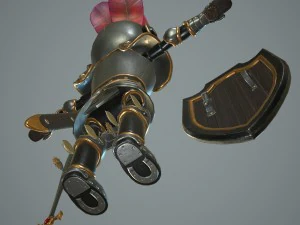 cartoon knight 3D Model