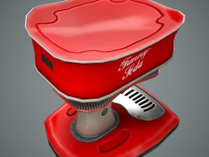cartoon cola dispenser Modelo 3D
